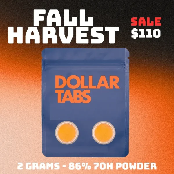 83% 7OH Powder  FALL HARVEST – 2 Gram Bundle
